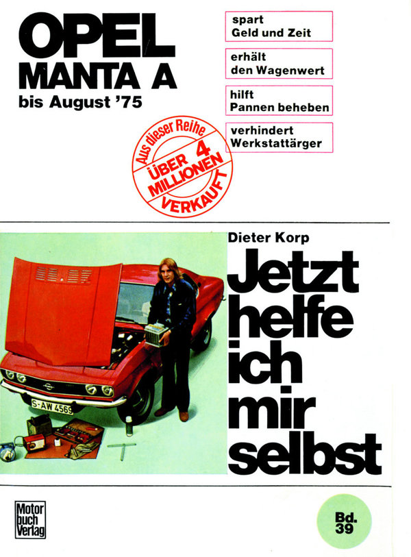 Buch "Jetzt helfe ich mir selbst" - Opel Manta A ab 8/1975